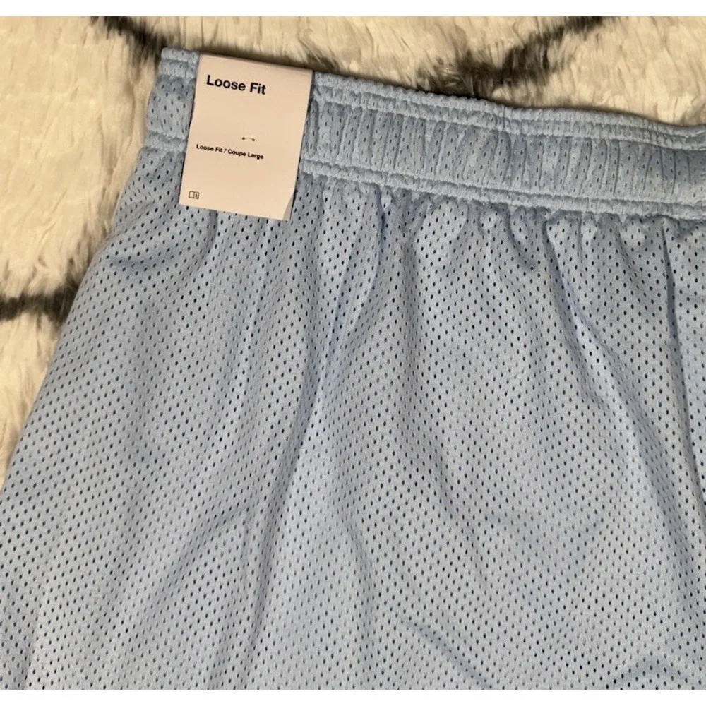 NIKE Air Jordan Dri-Fit Heritage Diamond Shorts Blue Womens 1X *NEW* DO5034-411